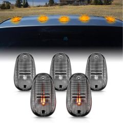 DODGE RAM 2500/3500 03-18 LED CAB LIGHTS CLEAR 5PC (DOES NOT INCLUDE HARNESS)