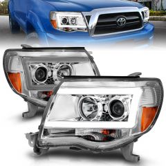 121191 Anzo Headlight Lamp Driver & Passenger Side New LH RH for Toyota Tacoma 
