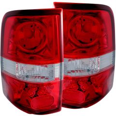 FORD F-150 04-08 TAIL LIGHTS RED/CLEAR (L.E.D STYLE)