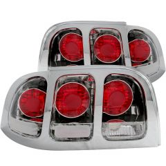 FORD MUSTANG 96-98 TAIL LIGHTS CHROME