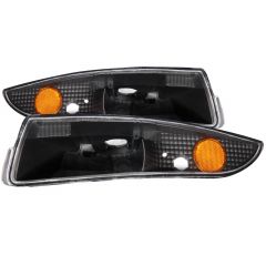 Anzo USA 511027 Chevrolet Astro mber Reflector Chrome Euro w/Amber Reflector Bumper Parking/Signal L Sold in Pairs 
