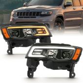 JEEP GRAND CHEROKEE 17-22 Projector Headlights W/ SWITCHBACK FUNCTION (FOR HALOGEN MODELS ONLY)