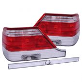 MBZ S CLASS W140 97-99 TAIL LIGHTS RED/CLEAR 