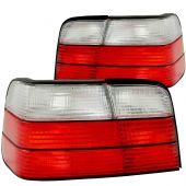 BMW 3 SERIES E36 92-98 4DR TAIL LIGHTS RED/CLEAR 