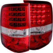 FORD F-150 04-08 L.E.D TAIL LIGHTS RED/CLEAR