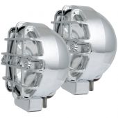6" HID OFF ROAD LIGHTS CHROME w/ LENS PROTECTOR (PAIR)