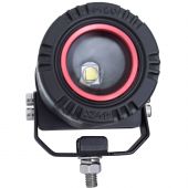 Adjustable Round LED Light w/ Wire Harness 