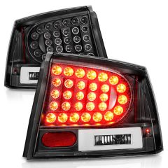 DODGE CHARGER 05-10 LED TAIL LIGHTS W/ BLACK HOUSING (FITS ALL MODELS) 