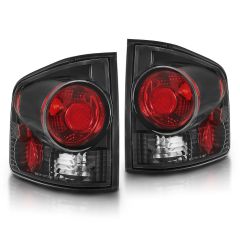 CHEVY S-10 / GMC SONOMA 94-04 TAIL LIGHTS 3D STYLE W/ BLACK HOUSING 