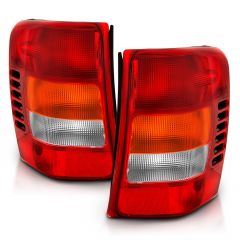 JEEP GRAND CHEROKEE 99-04 TAILLIGHTS RED/CLEAR LENS (OE REPLACEMENT)
