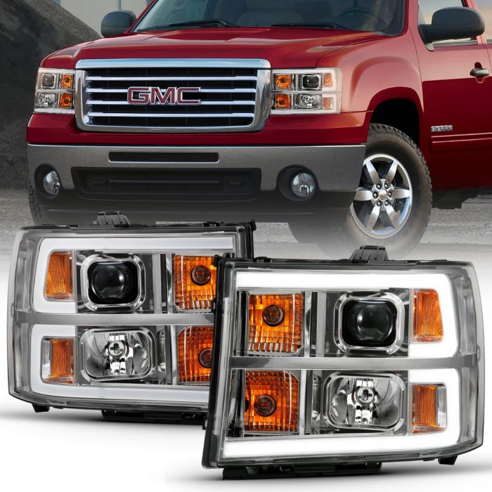 Clear Front Bumper Fog Lights Lamps Left&Right For 07-13 GMC Sierra 1500 2500