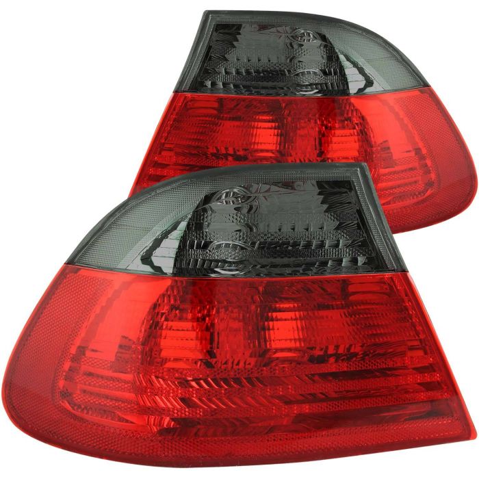 BMW 3 SERIES E46 00-03 2DR / M3 01-06 TAIL LIGHTS RED/SMOKE LENS