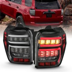 TOYOTA 4RUNNER 14-22 TL BLACK HOUSING CLEAR LENS RED LIGHT BAR W/ SEQUENTIAL 
