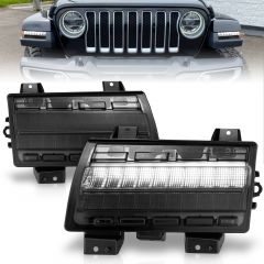 JEEP WRANGLER 18-21 LED SIDE MARKERS SMOKE LENS (SEQUENTIAL SIGNAL) (FOR LOW CONFIGURED)